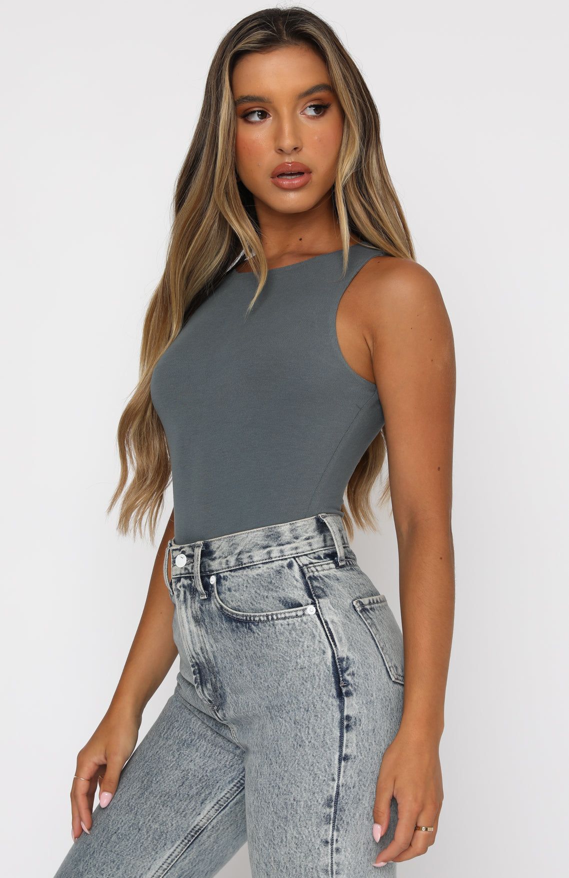 Playing To Win Bodysuit Petrol sold by White Fox Boutique product image thumbnail 5