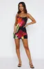 Maybe Later Mini Dress Licorice Blossom sold by White Fox Boutique