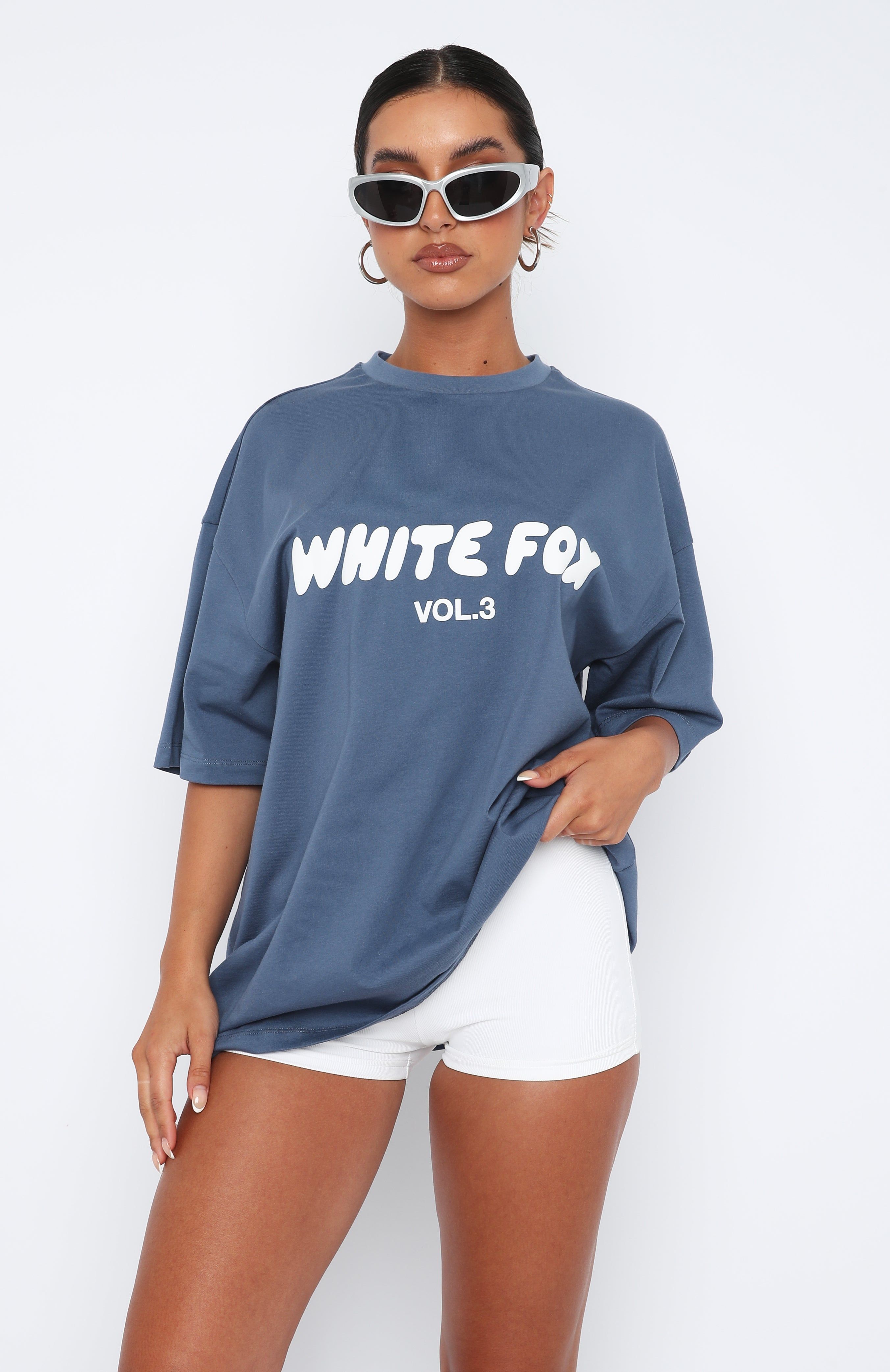 Offstage Oversized Tee Ocean sold by White Fox Boutique product image thumbnail 2