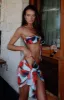 Coral Cove Sarong Imperial Sapphire sold by White Fox Boutique