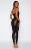 Take It Off Jumpsuit Black sold by White Fox Boutique