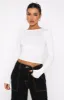 Only For Tonight Long Sleeve Top White sold by White Fox Boutique