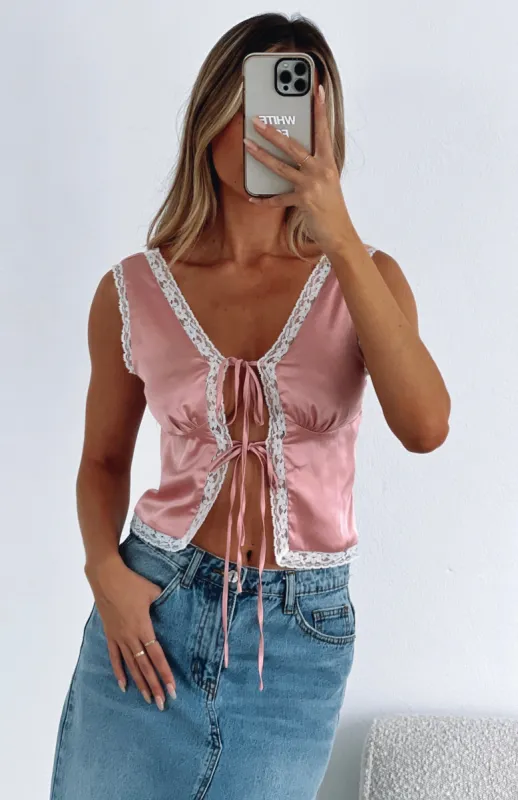 Keep Doing You Crop Pink sold by White Fox Boutique