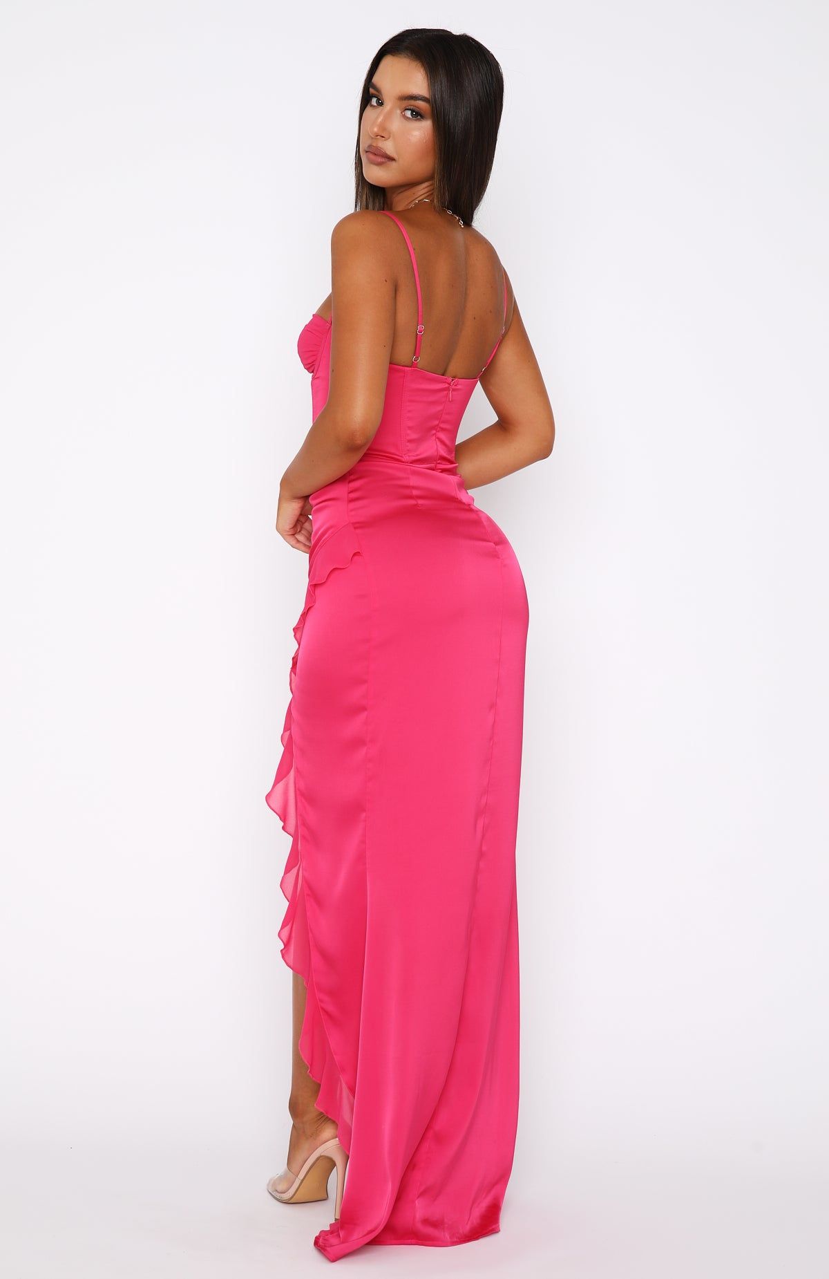 Just Can't Get Enough Maxi Dress Lipstick sold by White Fox Boutique product image thumbnail 5