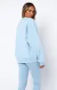 You're Worth It Oversized Sweater Blue sold by White Fox Boutique