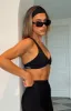 High Definition Sports Bra Black sold by White Fox Boutique
