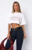 Let's Get Started Oversized Cropped Tee White sold by White Fox Boutique
