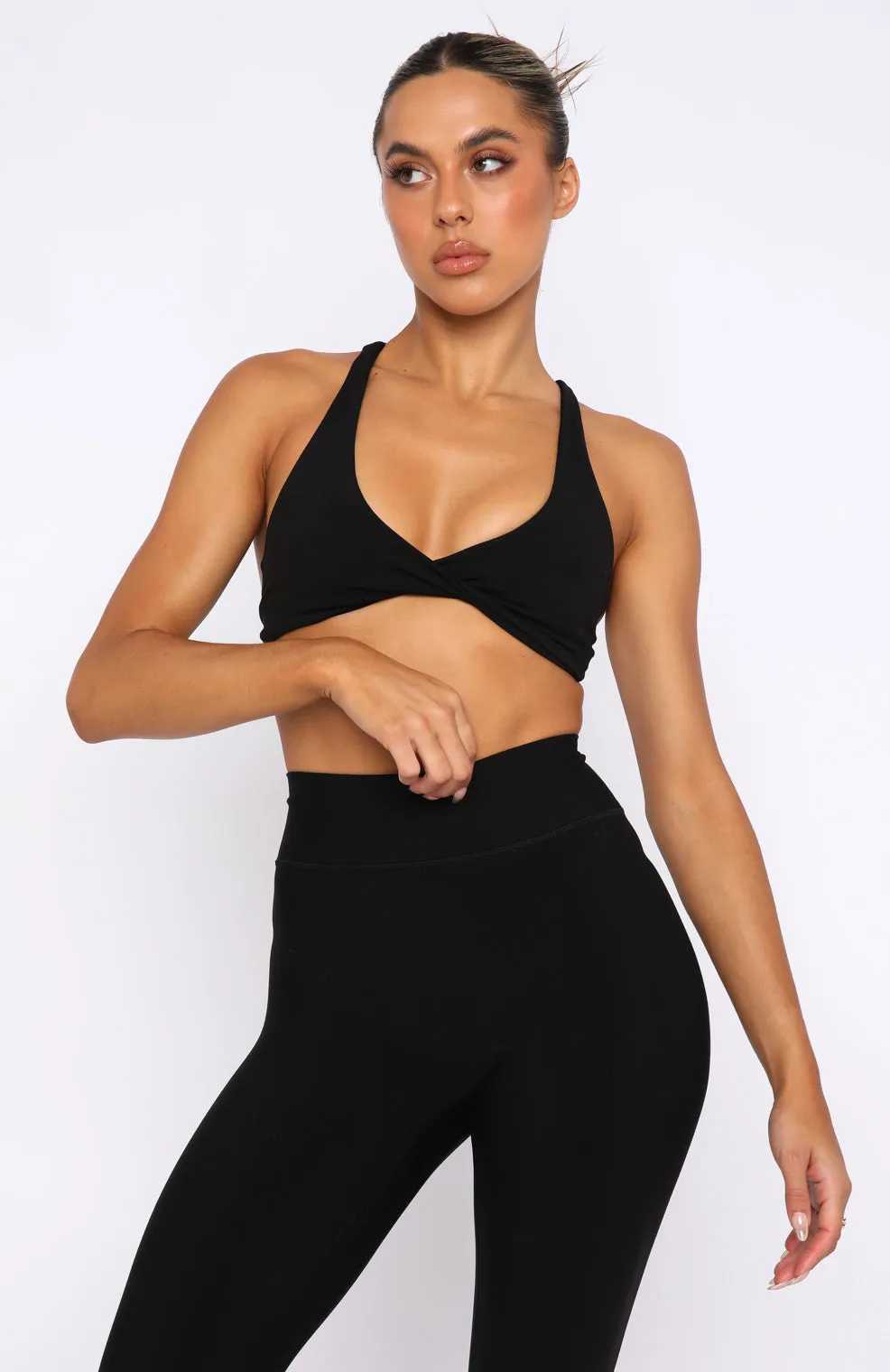 High Definition Sports Bra Black sold by White Fox Boutique product image thumbnail 2