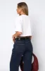Let's Get Started Oversized Cropped Tee White sold by White Fox Boutique