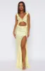 Wishlist Maxi Dress Lemon sold by White Fox Boutique