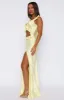 Wishlist Maxi Dress Lemon sold by White Fox Boutique