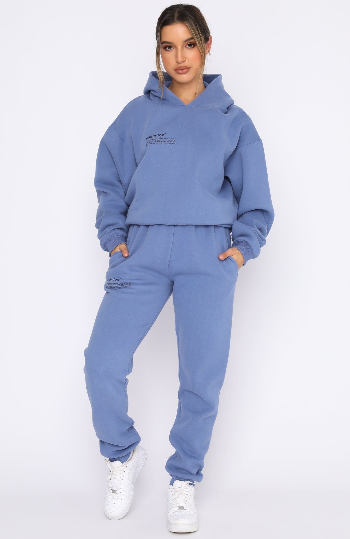 Do The Most Sweatpants Dusk Blue sold by White Fox Boutique product image thumbnail 5