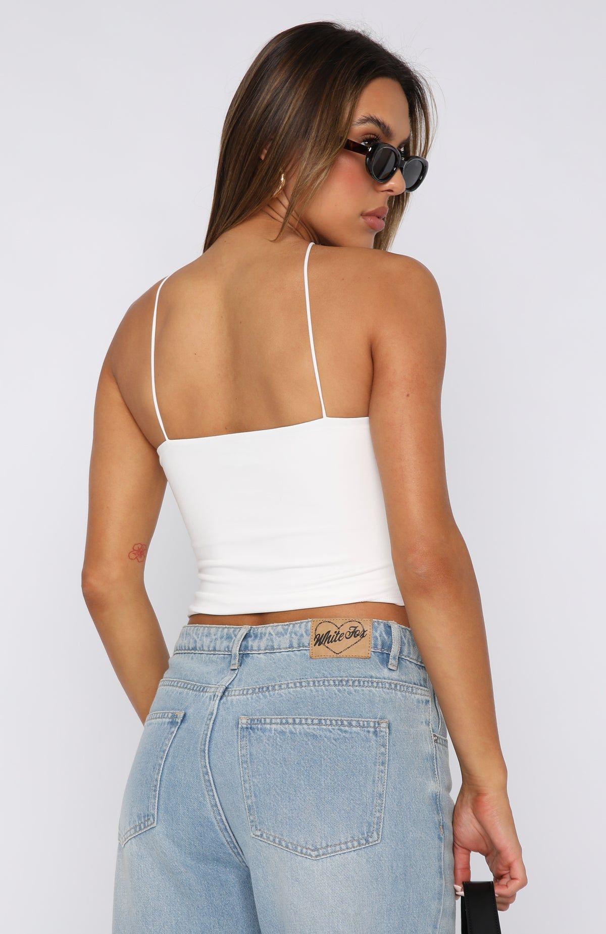 Big Decisions Rosette Top White sold by White Fox Boutique product image thumbnail 4