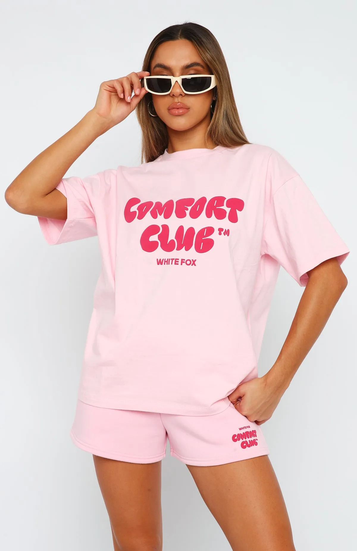 Comfort Club Oversized Tee Bon Bon sold by White Fox Boutique product image thumbnail 2