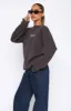 Don't Forget Oversized Sweater Charcoal sold by White Fox Boutique