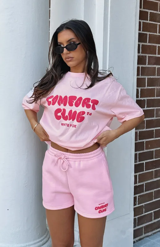 Comfort Club Oversized Tee Bon Bon sold by White Fox Boutique