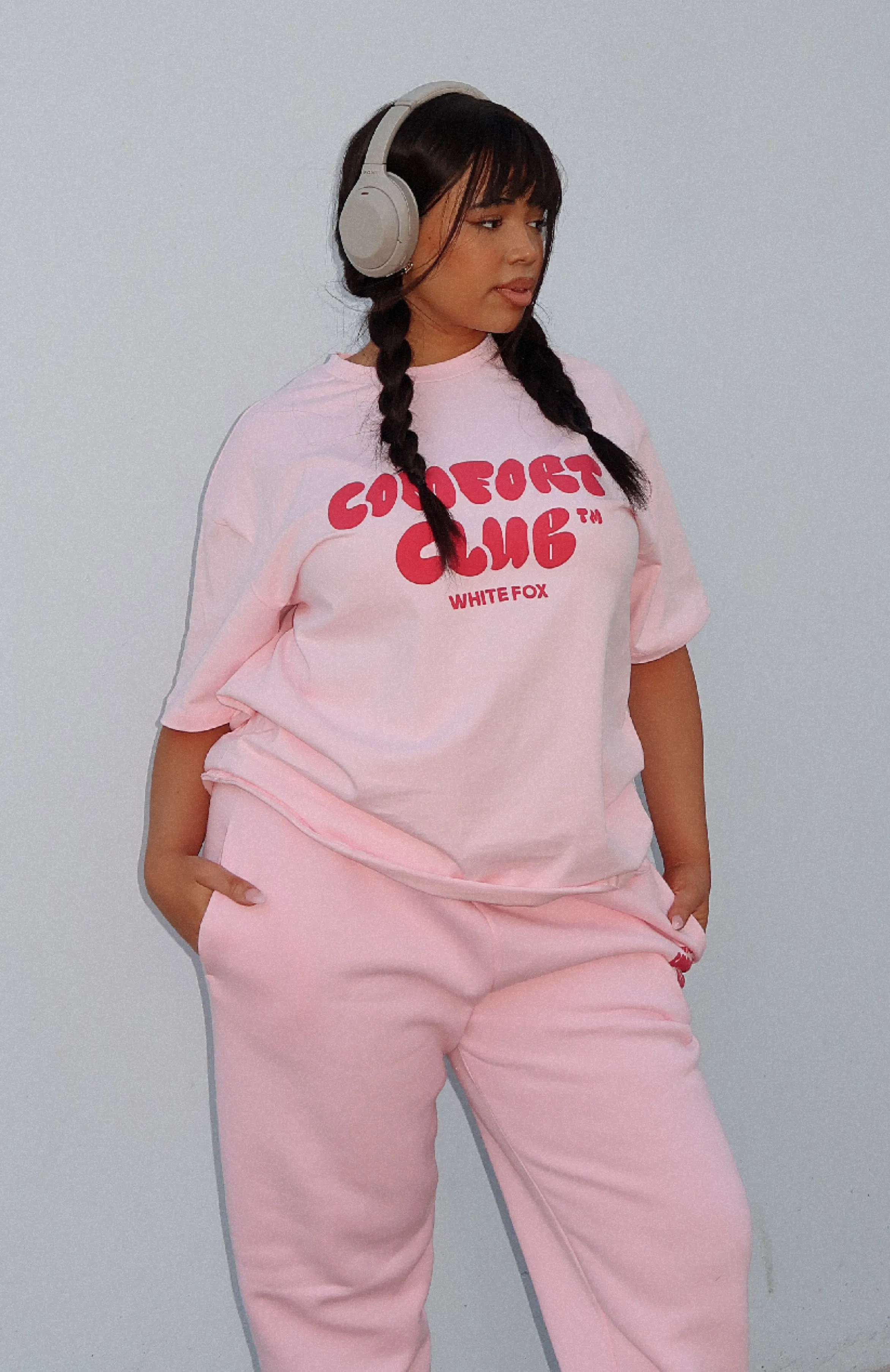 Comfort Club Oversized Tee Bon Bon sold by White Fox Boutique product image thumbnail 5
