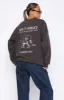 Don't Forget Oversized Sweater Charcoal sold by White Fox Boutique