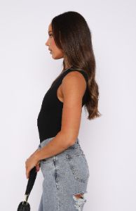 Keep You Around Bodysuit Black sold by White Fox Boutique
