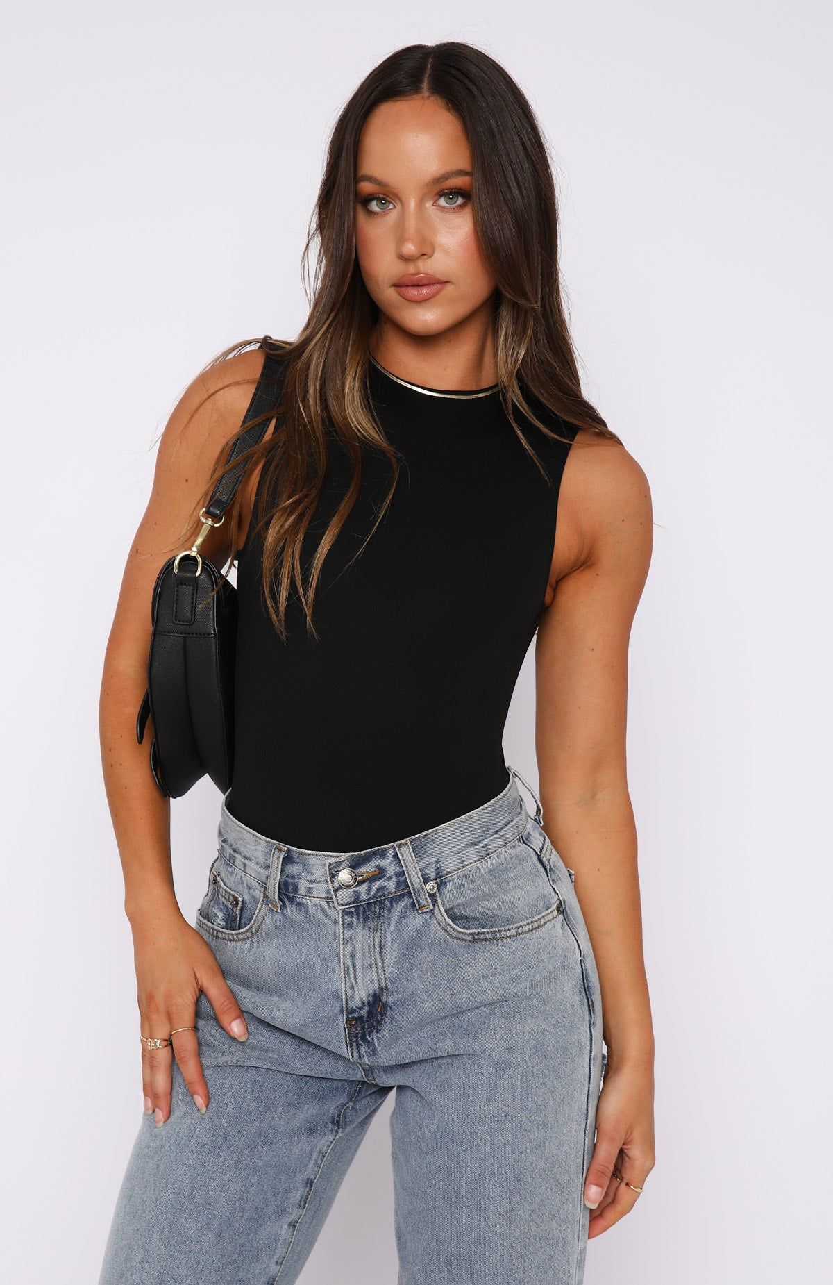 Keep You Around Bodysuit Black sold by White Fox Boutique product image thumbnail 4