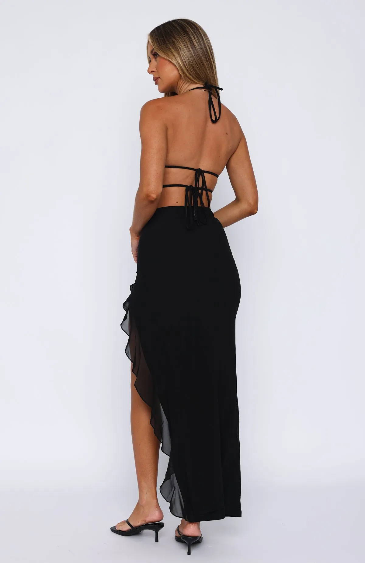 Day By Day Maxi Dress Black sold by White Fox Boutique product image thumbnail 4