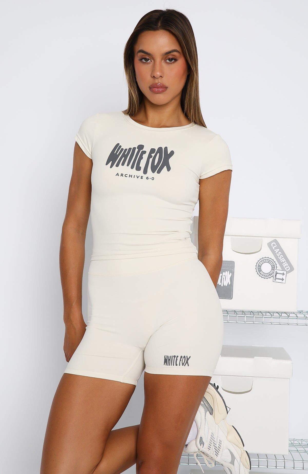 Archive 6.0 Baby Tee Coconut sold by White Fox Boutique product image thumbnail 2