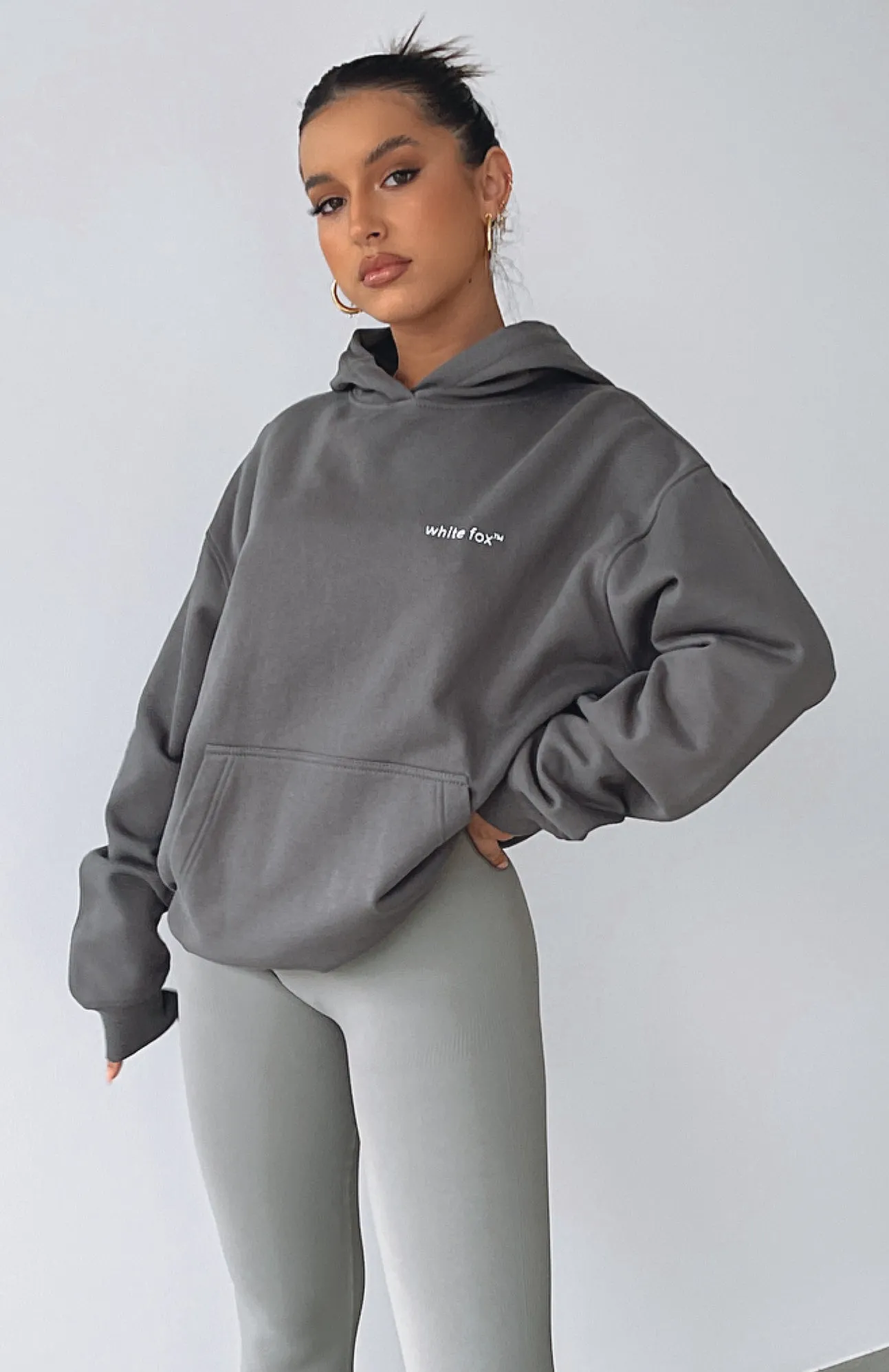 Do What It Takes Hoodie Slate sold by White Fox Boutique product image thumbnail 5