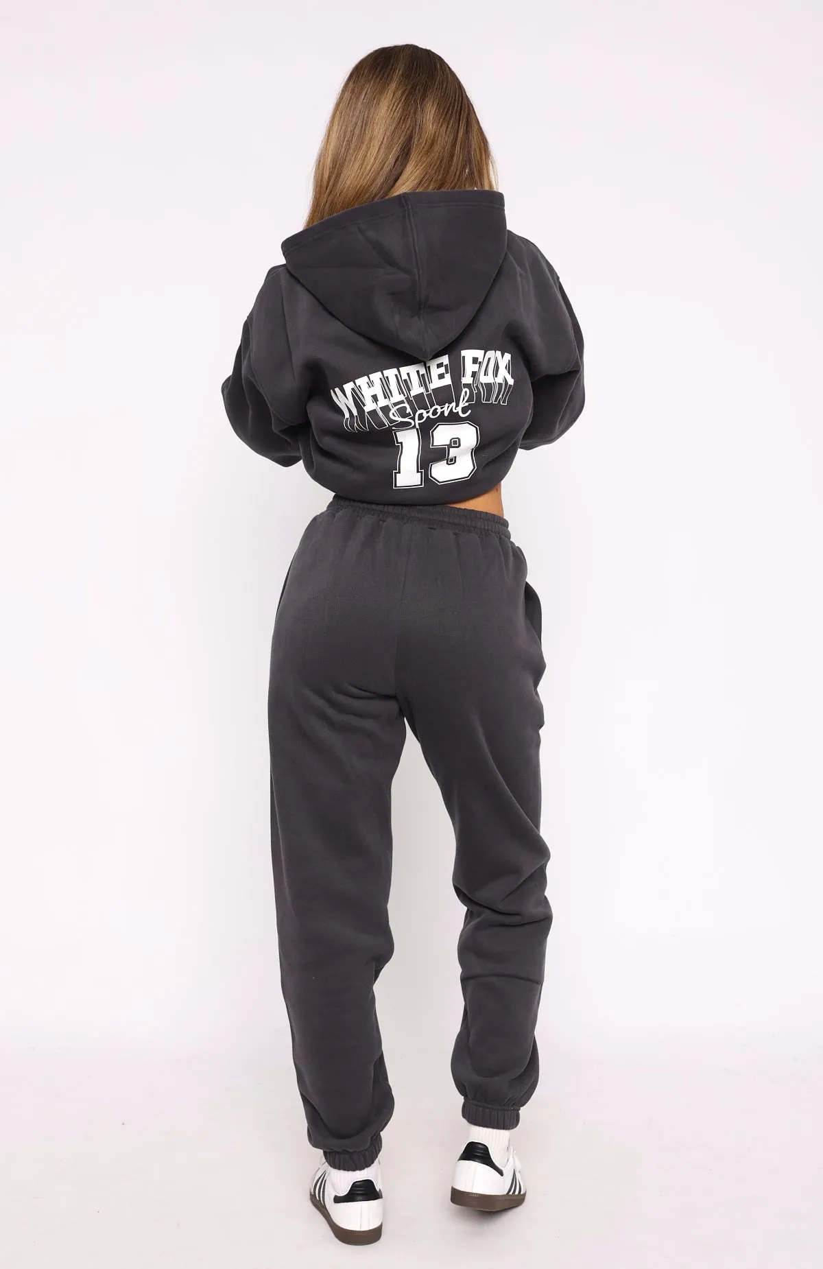 Out Of Line Sweatpants Charcoal sold by White Fox Boutique product image thumbnail 4