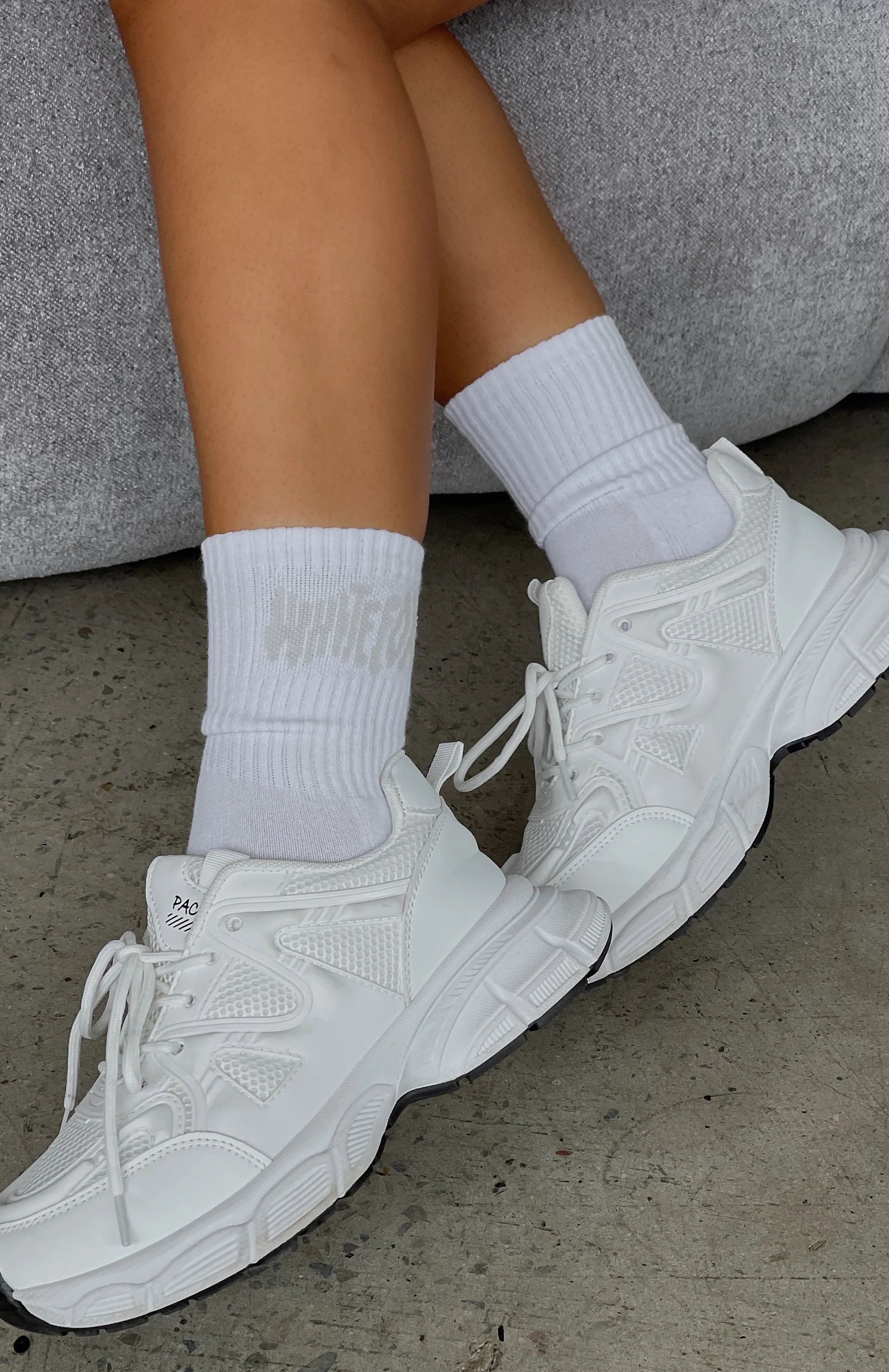 Archive 6.0 Socks White/Moon sold by White Fox Boutique