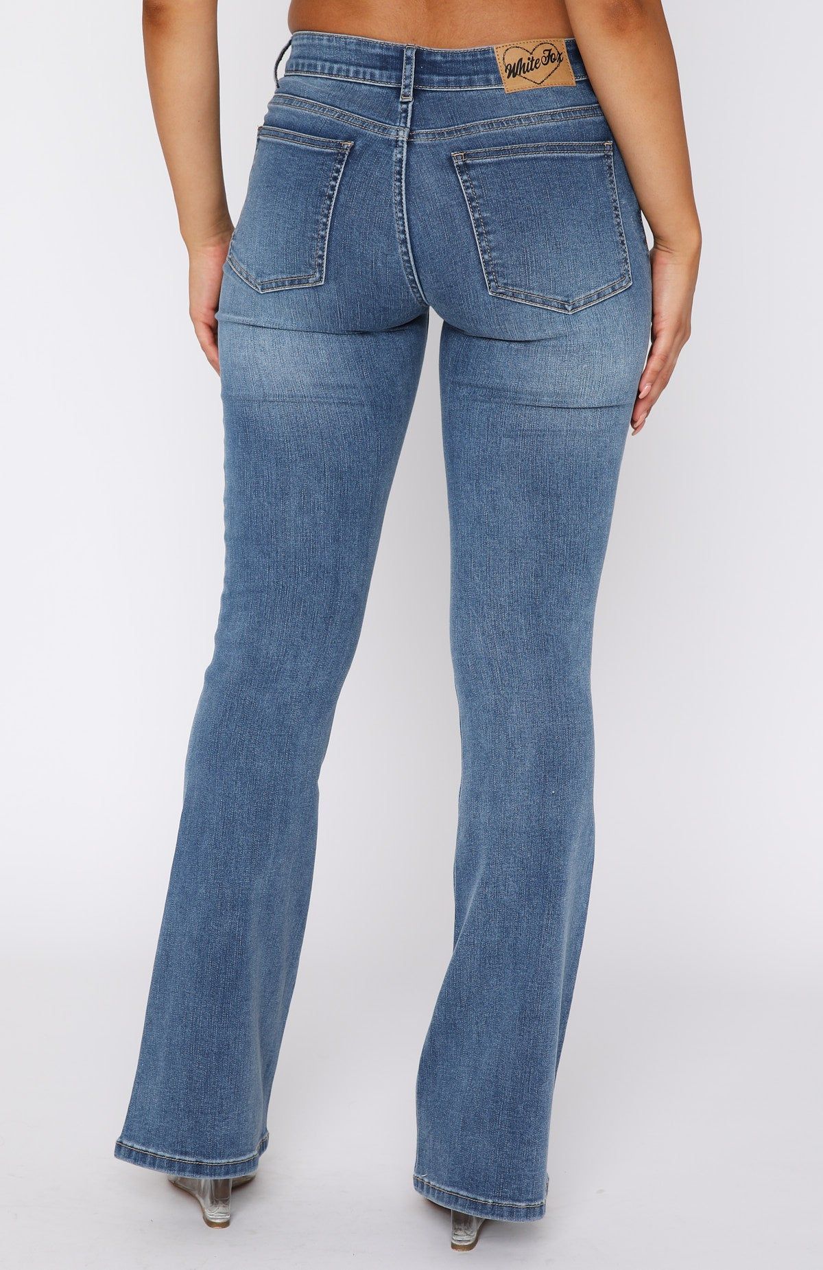 Come Through Jeans Washed Indigo Blue sold by White Fox Boutique product image thumbnail 4