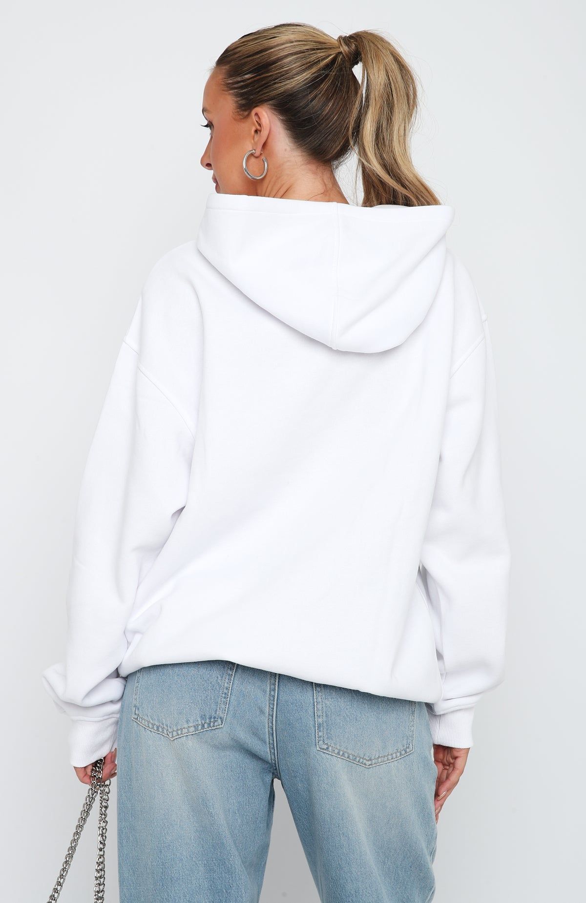 Coming Around Oversized Hoodie White sold by White Fox Boutique product image thumbnail 4
