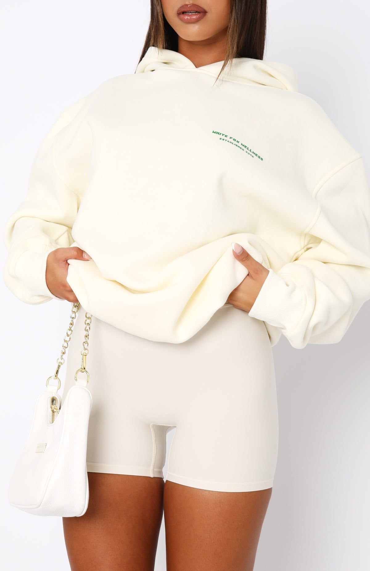 Better Days Ahead Oversized Hoodie Cream sold by White Fox Boutique product image thumbnail 3