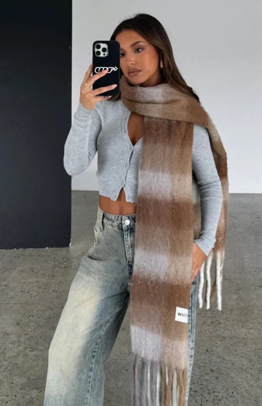 Aspen Oversized Scarf Simply Beige sold by White Fox Boutique