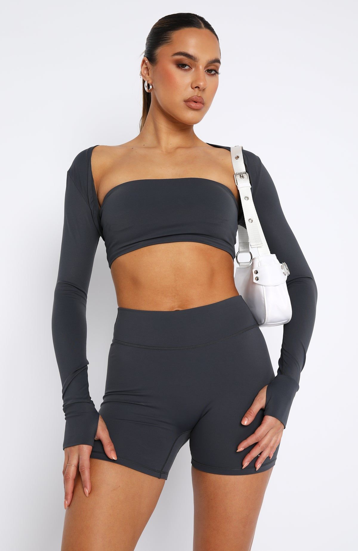 Counting Reps Bolero Charcoal sold by White Fox Boutique product image thumbnail 2