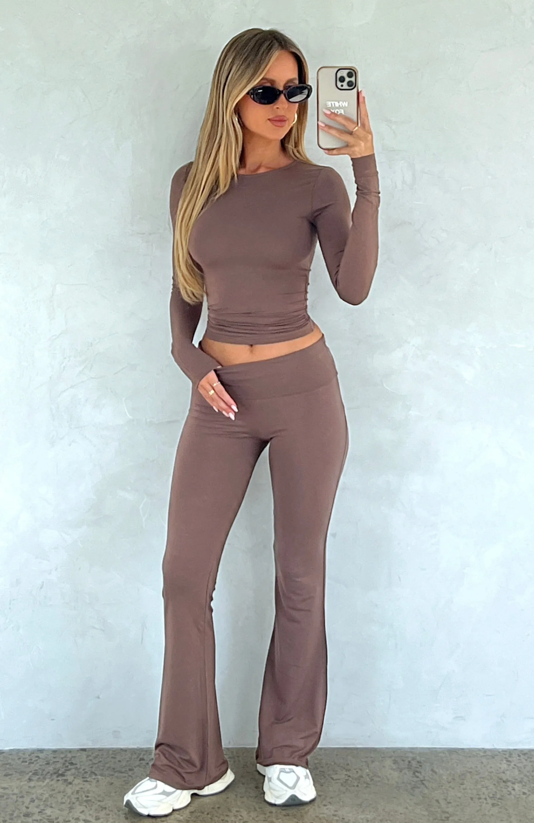 Don't You Worry Pants Mocha sold by White Fox Boutique product image thumbnail 5