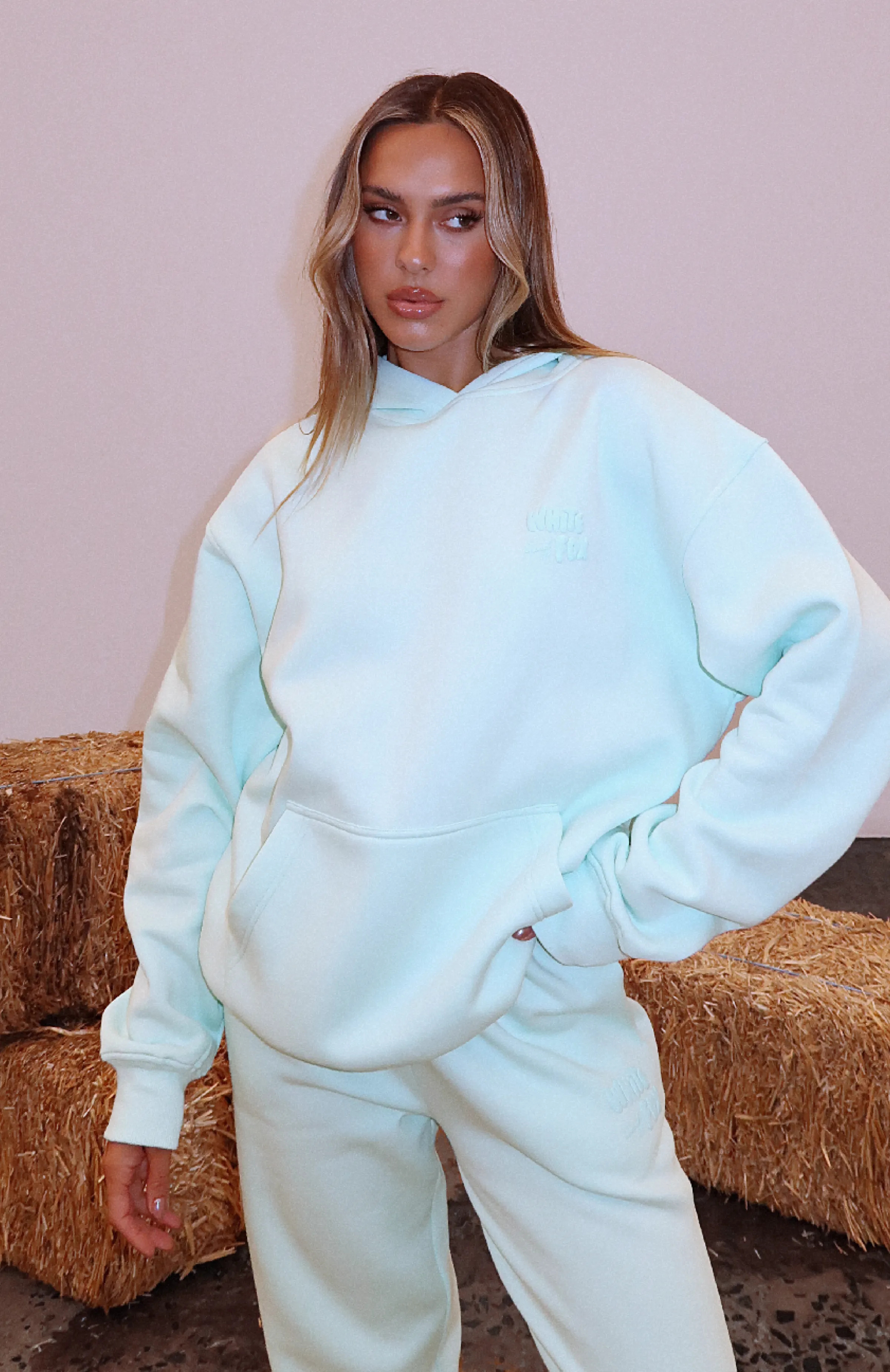 Capsule 9 Star Of The Moment Oversized Hoodie Mint sold by White Fox Boutique product image thumbnail 5