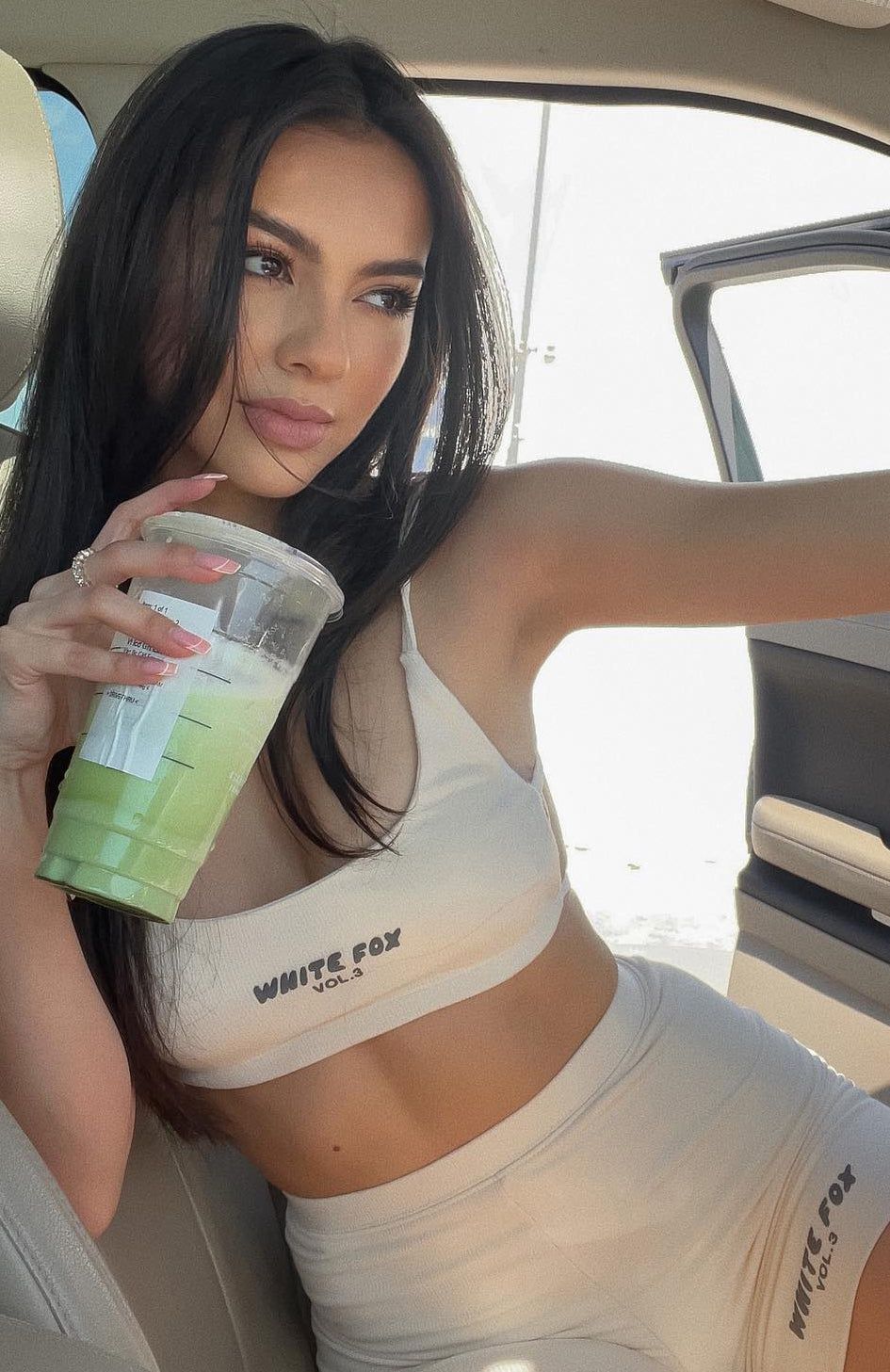 Offstage Ribbed Crop Vanilla sold by White Fox Boutique product image thumbnail 15