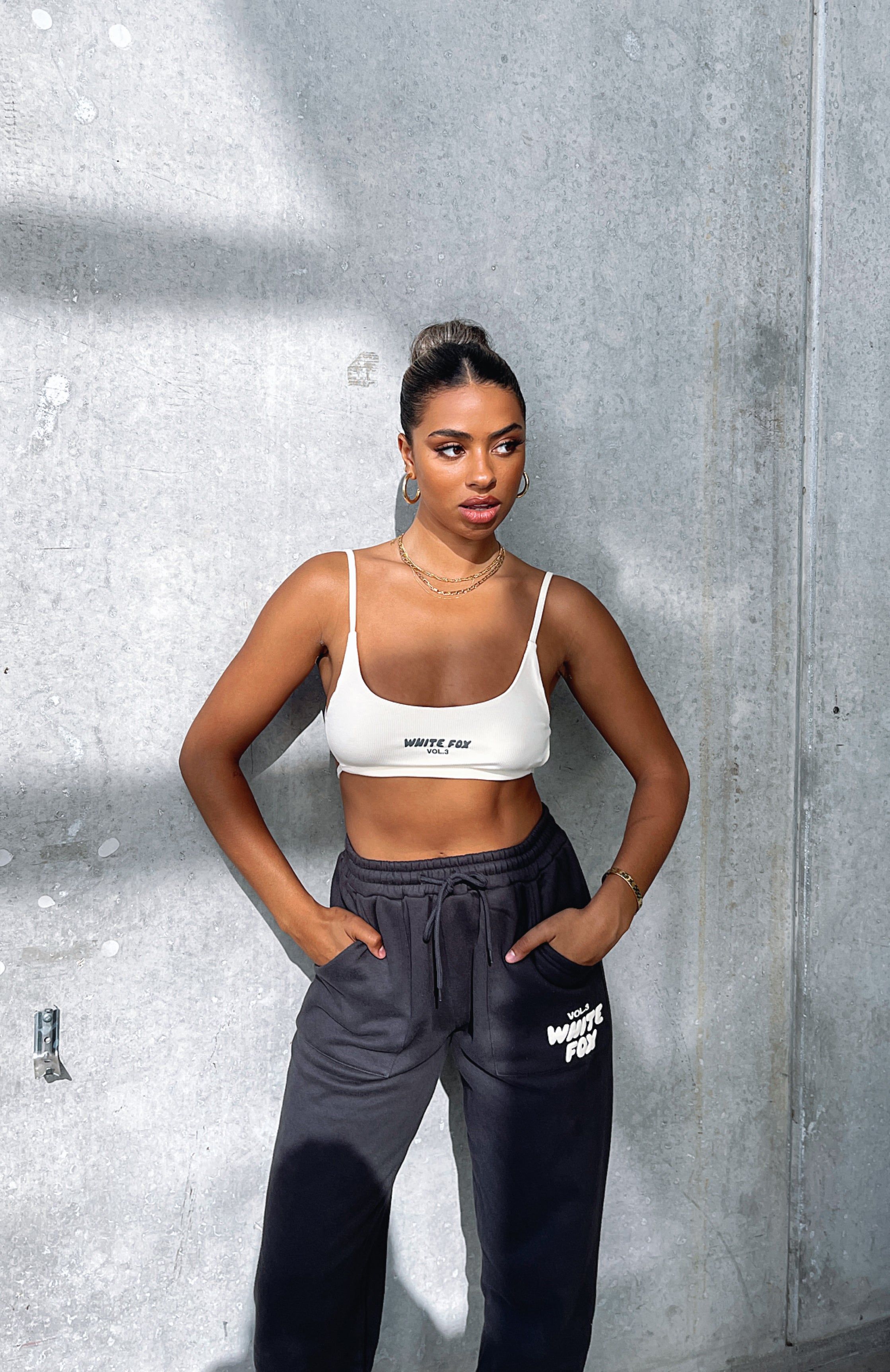 Offstage Ribbed Crop Vanilla sold by White Fox Boutique product image thumbnail 13