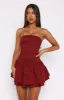 Early Hours Mini Dress Wine sold by White Fox Boutique