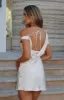 Supernova Mini Dress Oyster sold by White Fox Boutique