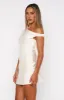 Supernova Mini Dress Oyster sold by White Fox Boutique