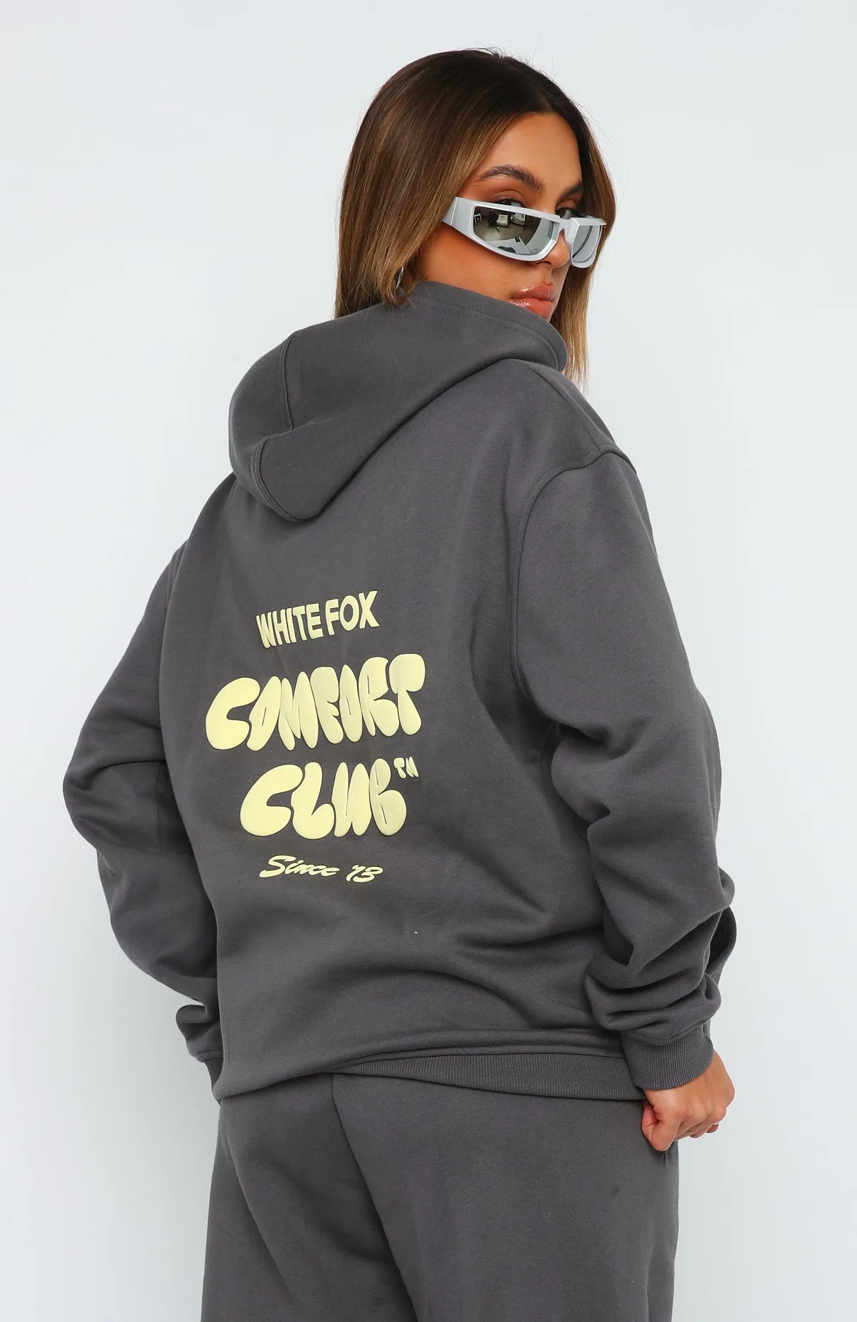 Comfort Club Oversized Hoodie Stormy sold by White Fox Boutique product image thumbnail 4