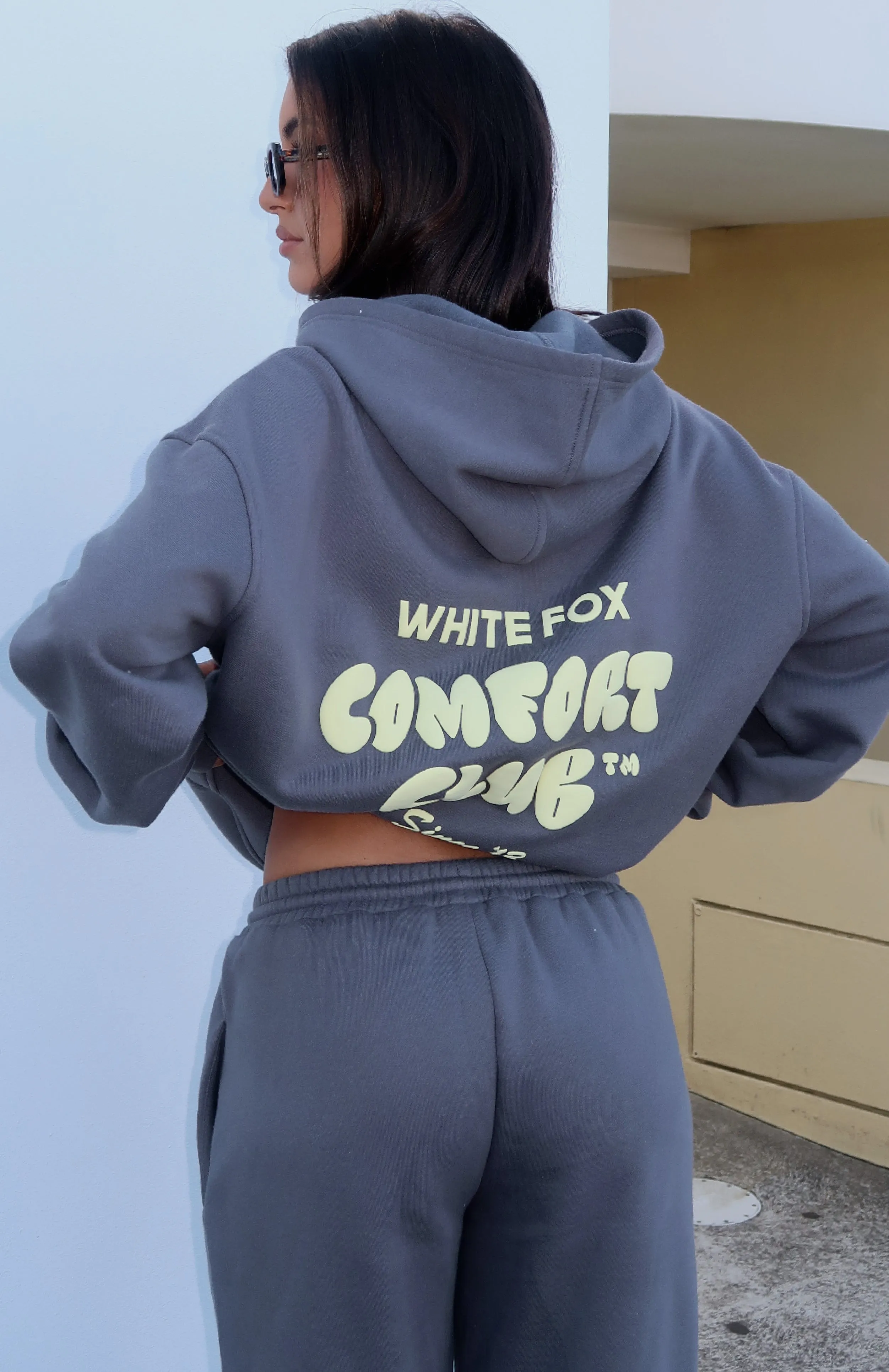 Comfort Club Oversized Hoodie Stormy sold by White Fox Boutique