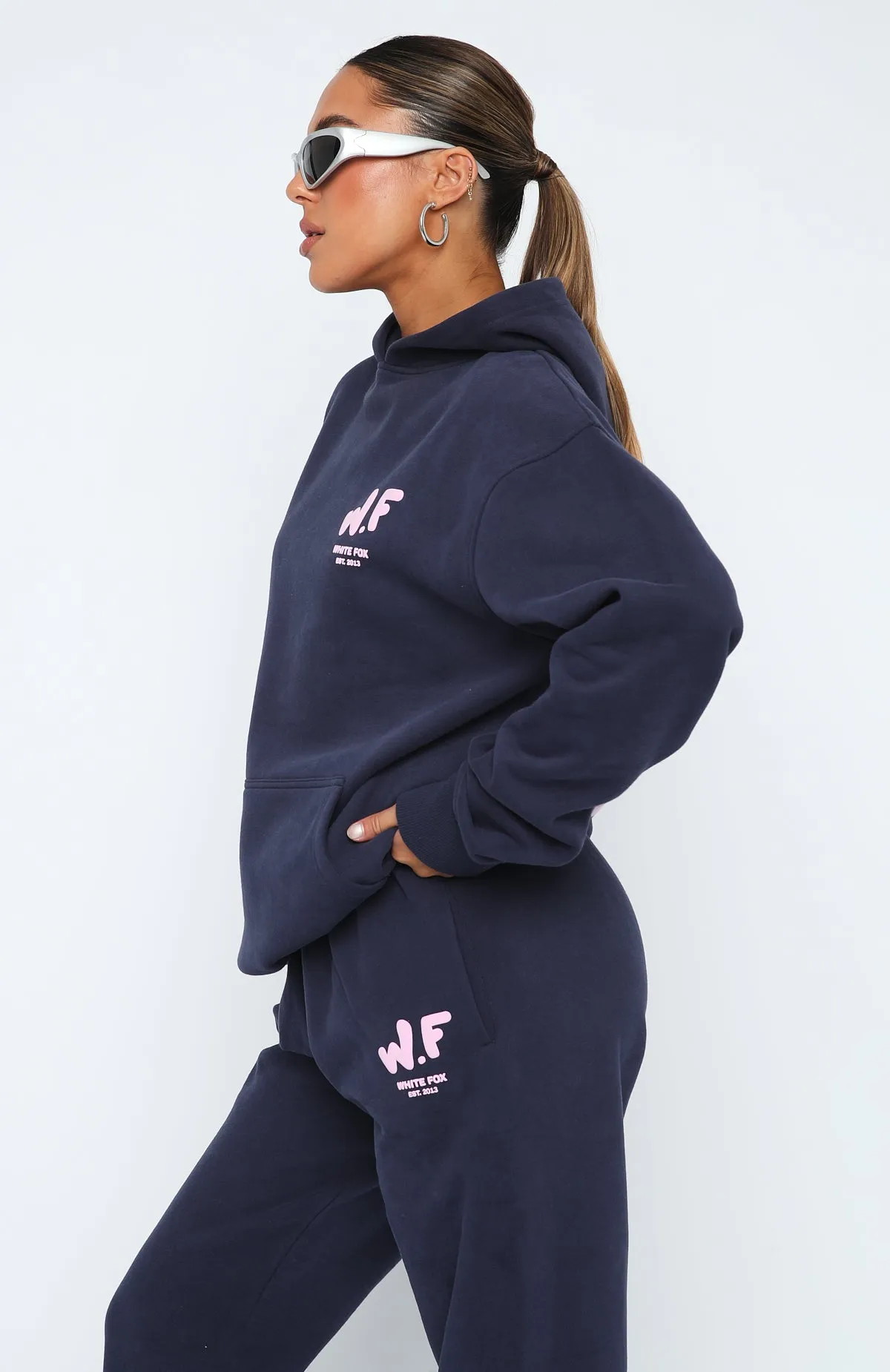 The New Standard Oversized Hoodie Navy sold by White Fox Boutique product image thumbnail 3