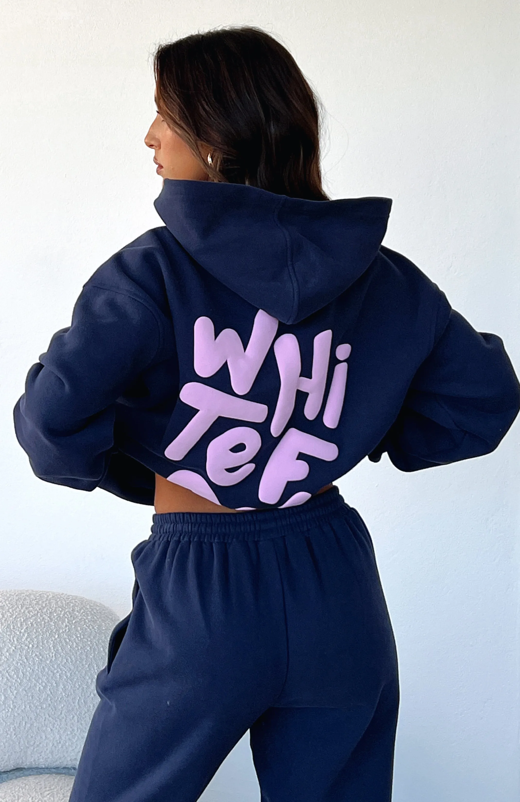 The New Standard Oversized Hoodie Navy sold by White Fox Boutique