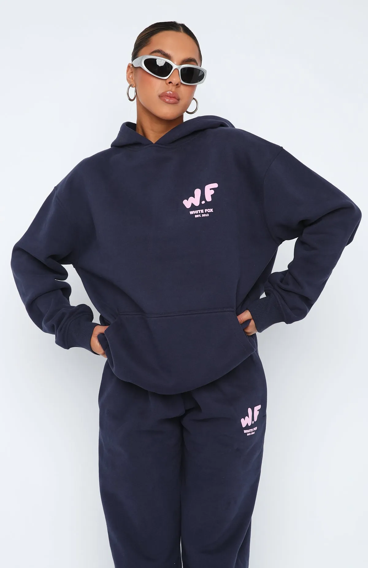 The New Standard Oversized Hoodie Navy sold by White Fox Boutique product image thumbnail 2