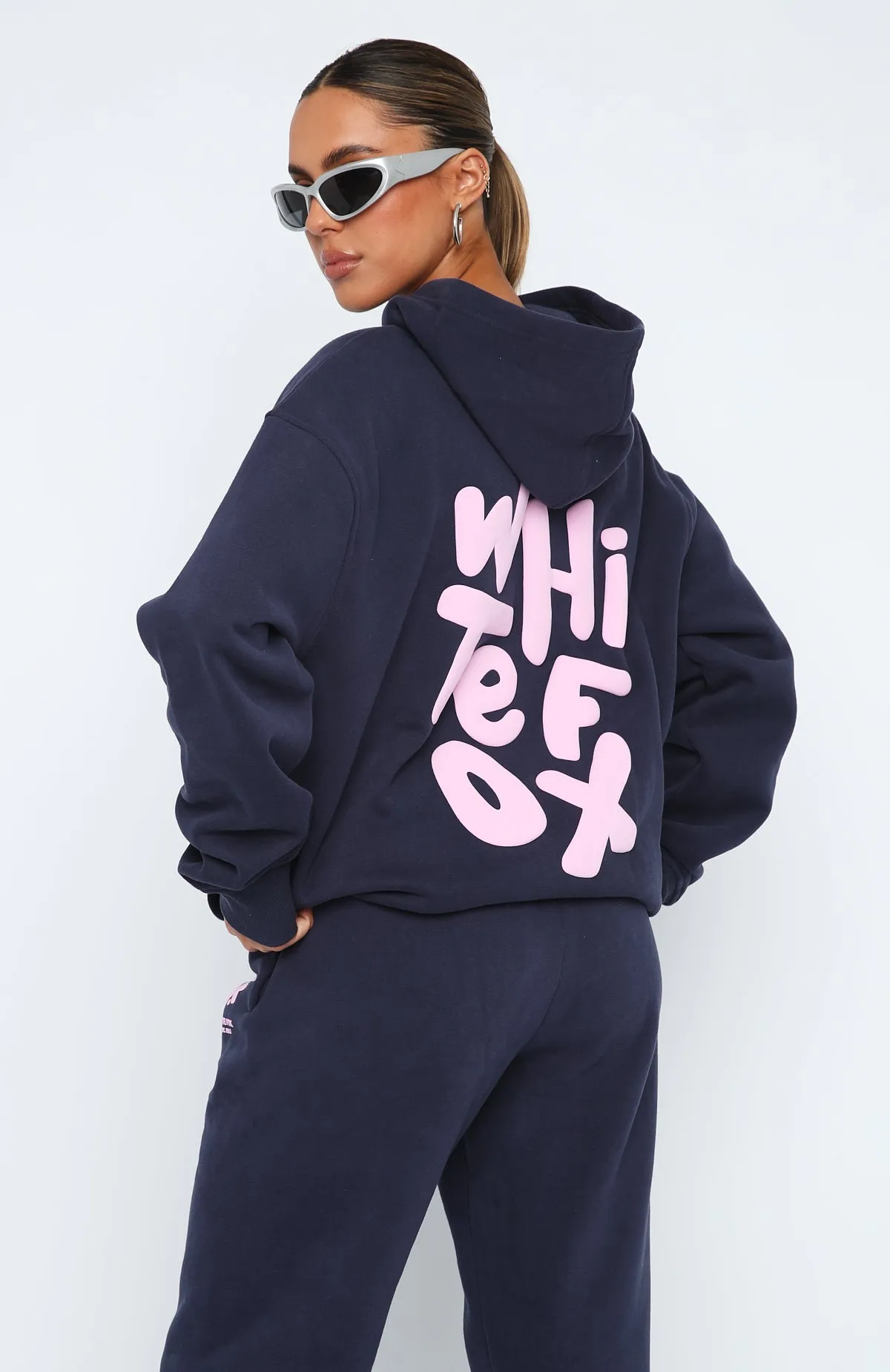 The New Standard Oversized Hoodie Navy sold by White Fox Boutique product image thumbnail 4
