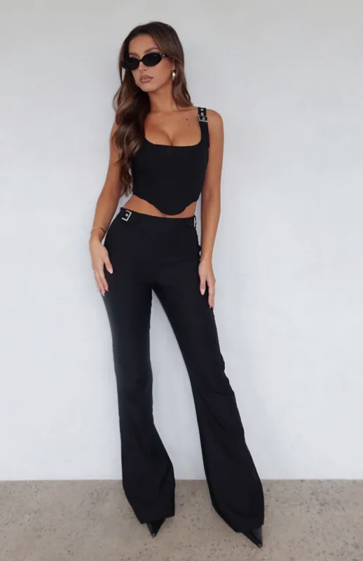 Satisfy Me Pants Black sold by White Fox Boutique