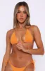 Golden Hour Bikini Top Bright Orange sold by White Fox Boutique