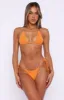 Golden Hour Bikini Top Bright Orange sold by White Fox Boutique